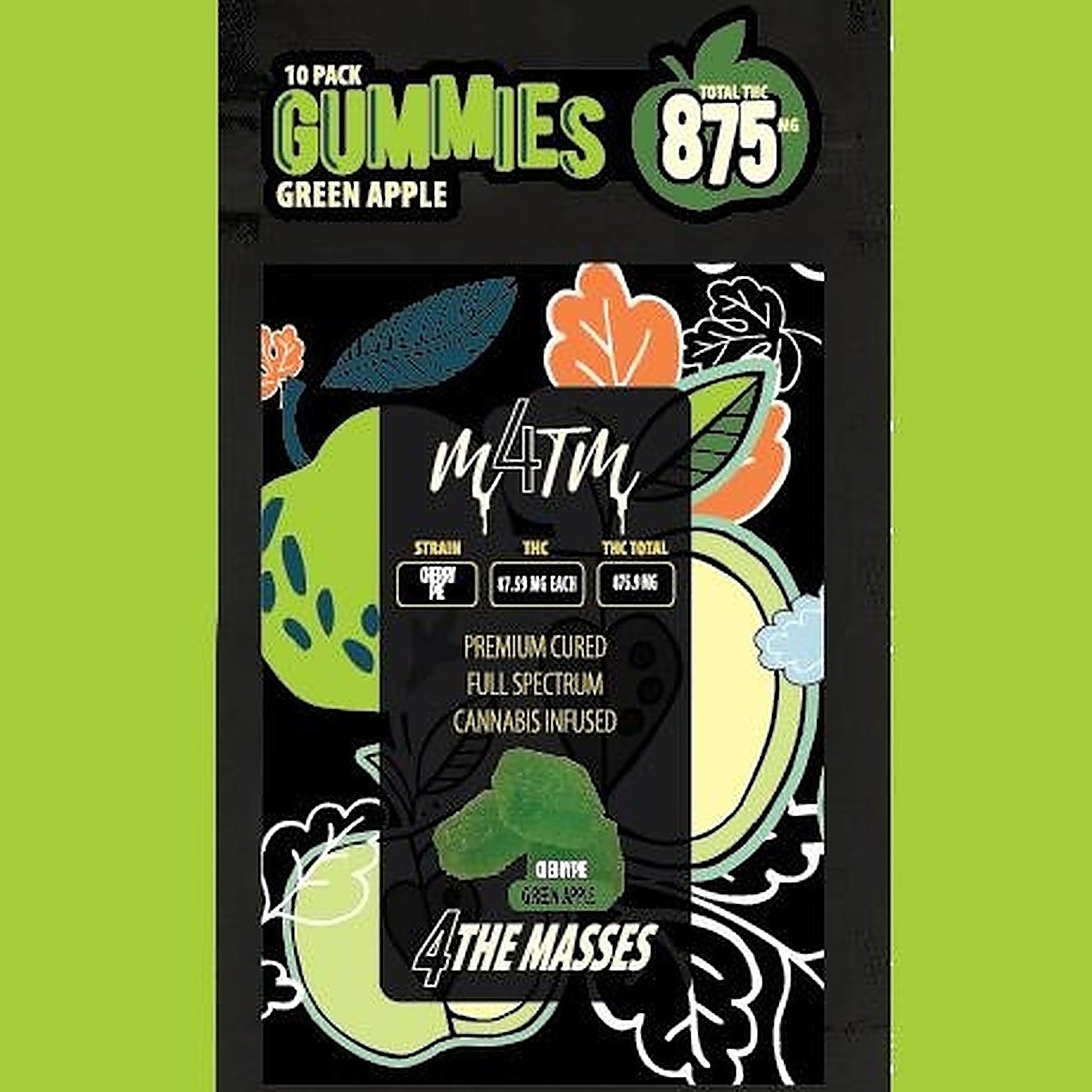 GUMMIES | GREEN APPLE | 875MG